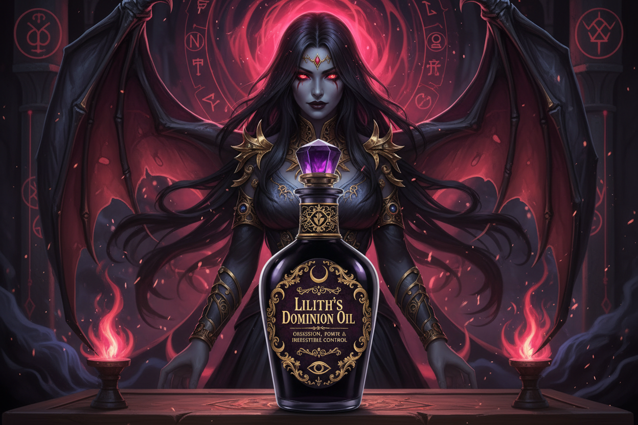 🔥 Lilith’s Dominion Oil Obsession, Power & Irresistible Control